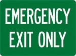 emergency Fire Industry Signs
