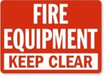 fire equip Fire Industry Signs